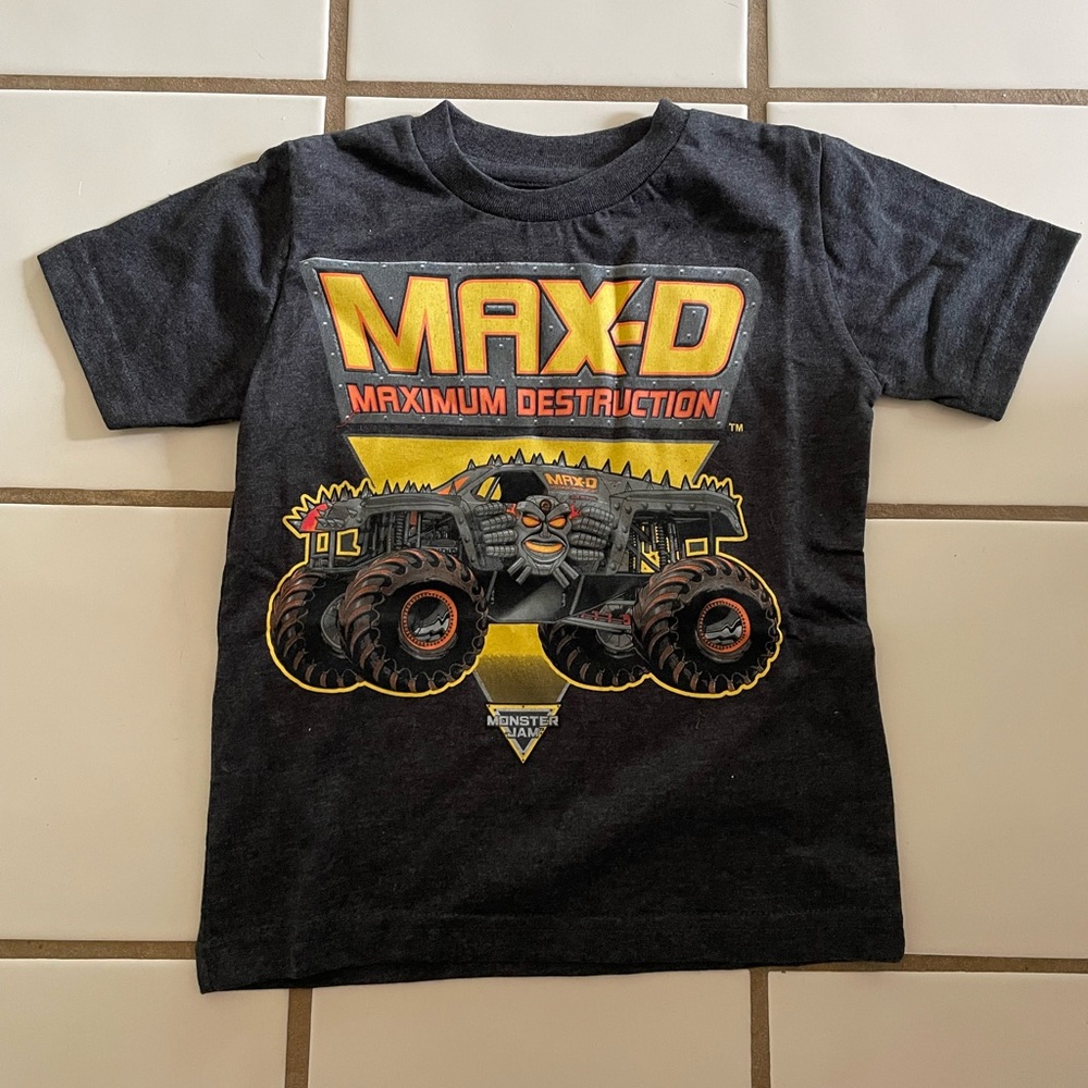 NWOT Monster Truck Graphic T-Shirt Toddler Boy 3T